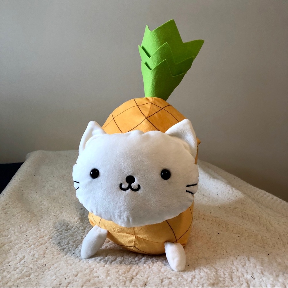 Pineapple Cat Plushie
